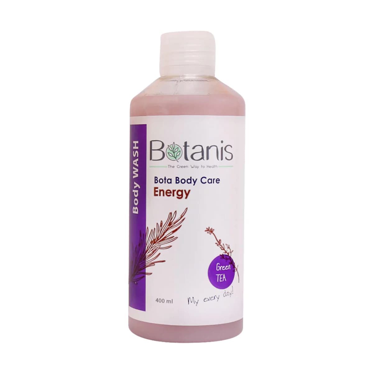 شامپو بدن مرطوب کننده و انرژی بخش بوتانیس 400 میلی لیتر ـ Botanis Body Wash Bota Energy ـ بوتانیس — تصویر ۲