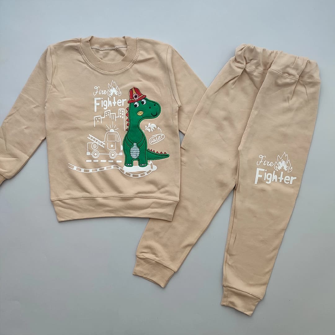 بلوز شلوار پسرانه و دخترانه دایناسور Dinosaurs — تصویر ۸