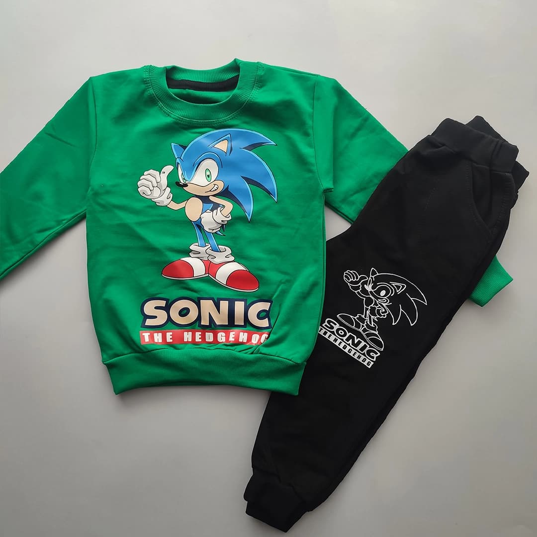 بلوز شلوار پسرانه و دخترانه سونیک Sonic — تصویر ۵