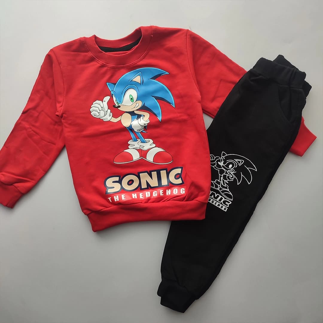 بلوز شلوار پسرانه و دخترانه سونیک Sonic — تصویر ۶