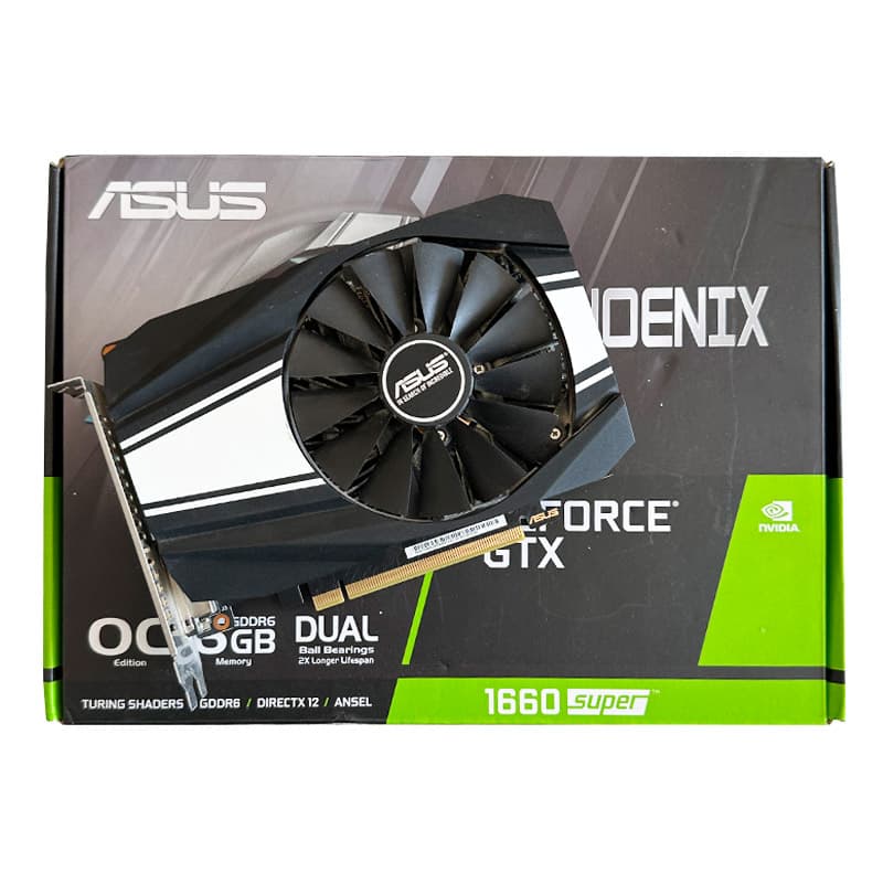 گرافیک ASUS Phoenix GTX 1660 SUPER OC 6G GDDR6 استوک در حد نو