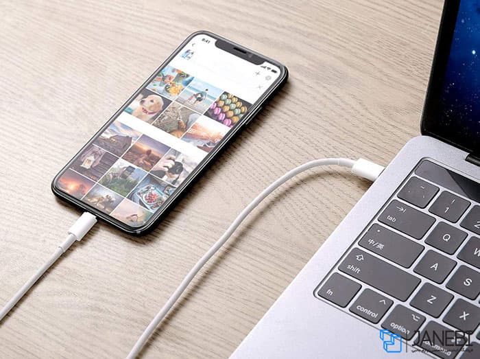 کابل تایپ سی به لایتنینگ آیفون اصلی اپل Apple USB-C To Lightning Cable 1M — تصویر ۳