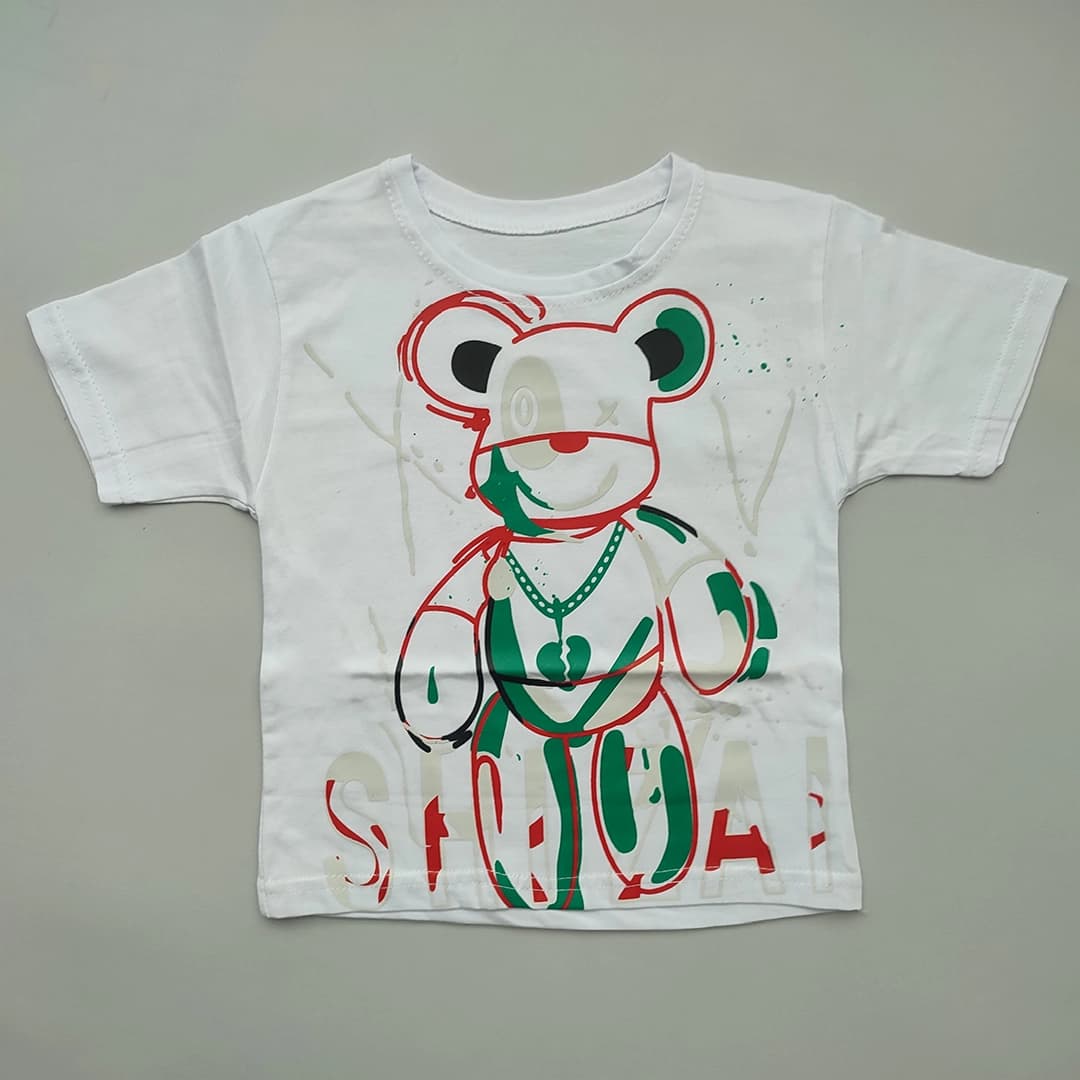 تیشرت تک تدی خطی — تصویر ۶
