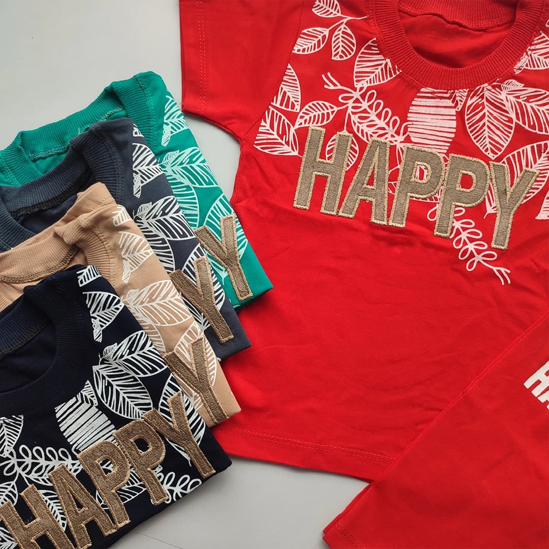 تیشرت شلوارک HAPPY — تصویر ۳