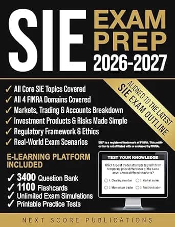 و دانلود نسخه کامل کتاب زبان اصلی SIE Exam Prep: A Structured Roadmap for the Securities Industry Essentials with Certification-Focused Strategies and Practice Tools | دانلود کتاب خارجی — تصویر ۲