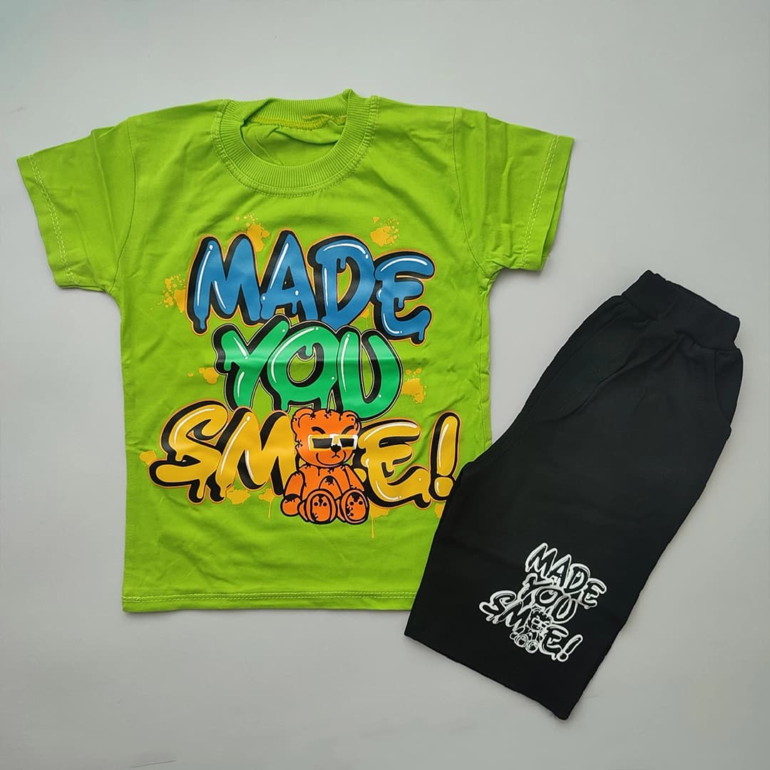 تیشرت شلوارک تدی MADE — تصویر ۴