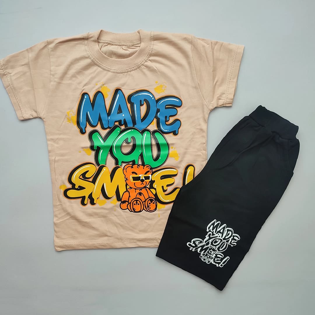 تیشرت شلوارک تدی MADE — تصویر ۳