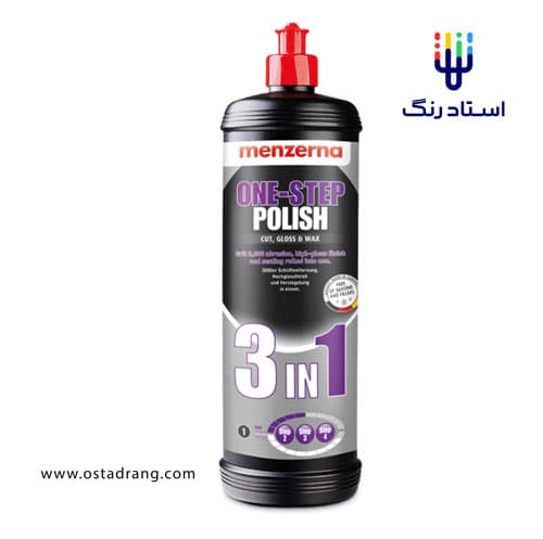 پولیش تک مرحله ای 1 لیتری منزرنا مدل Menzerna One Step Polish 3IN1 1L — تصویر ۲