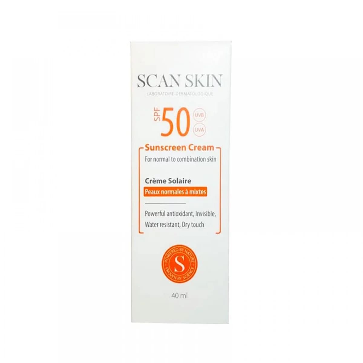 کرم ضد آفتاب رنگی پوست نرمال تا مختلط اسکن اسکین_ Sunscreen SPF50 For Normal To Combination Skin_ اسکن اسکین