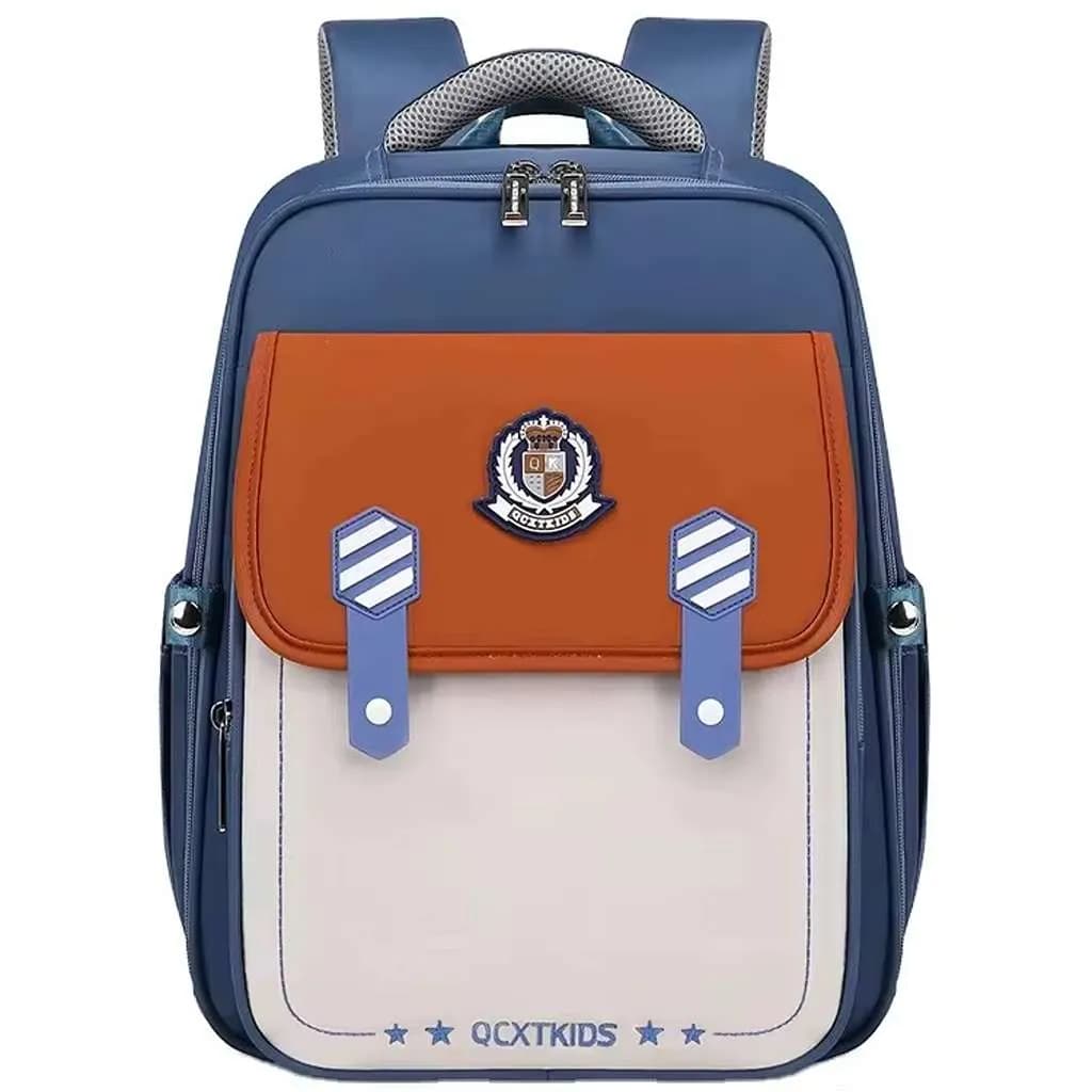 کیف مدرسه صندوقی سبک مینیمال QCXTKIDS — تصویر ۴