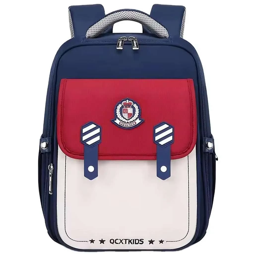 کیف مدرسه صندوقی سبک مینیمال QCXTKIDS — تصویر ۳