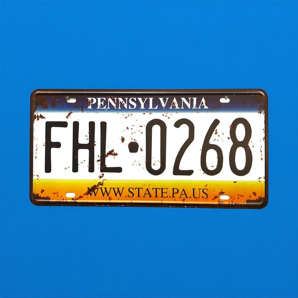 تابلو فلزی طرح Pennsylvania