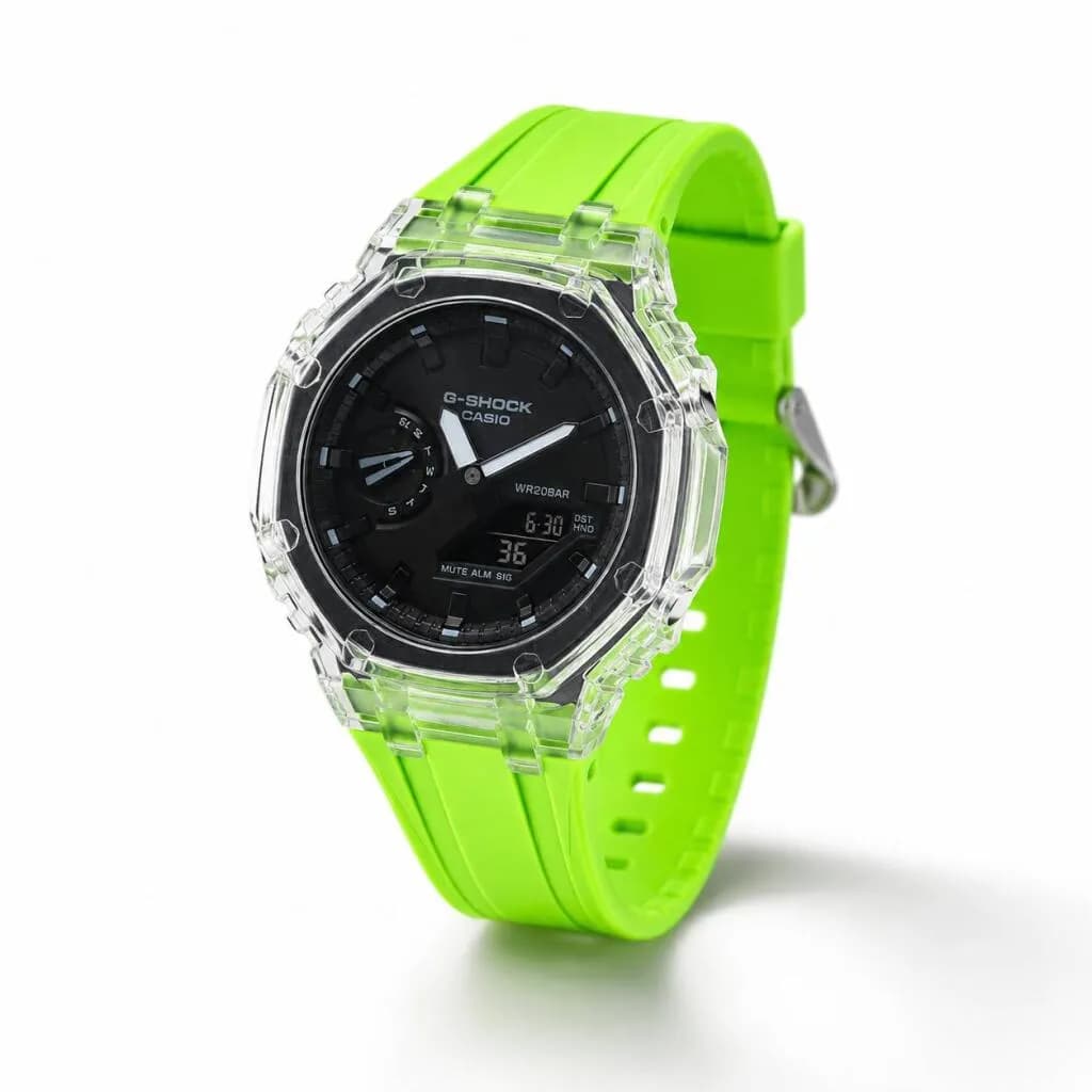 ساعت مچی اسپرت مدل G-Shock با بند سیلیکونی و رنگ بندی جذاب