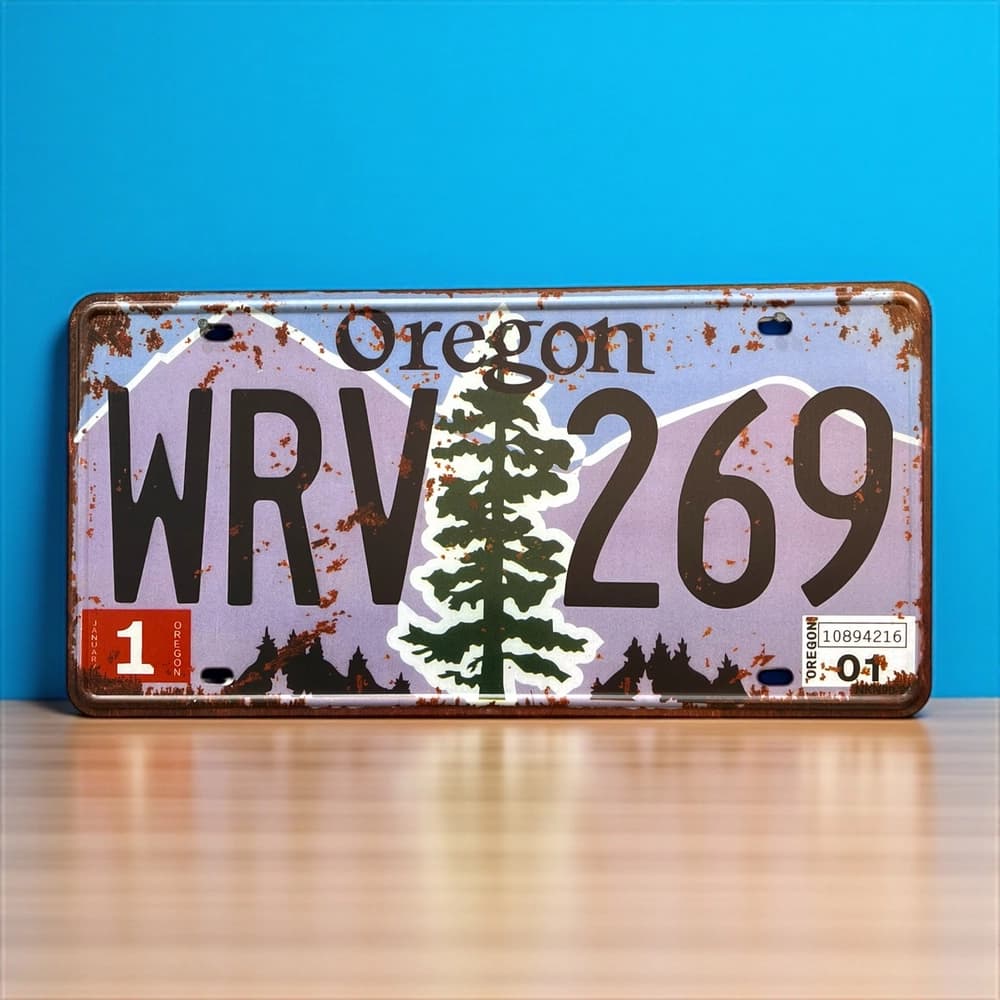 پلاک فلزی دکوری Oregon — تصویر ۲