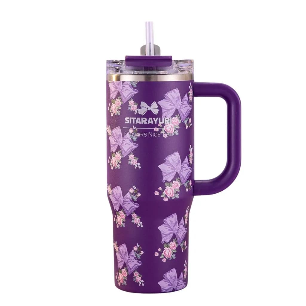 تامبلر پاپیونی سیتارایوری مدل ضد نشت دسته دار 900ml — تصویر ۲