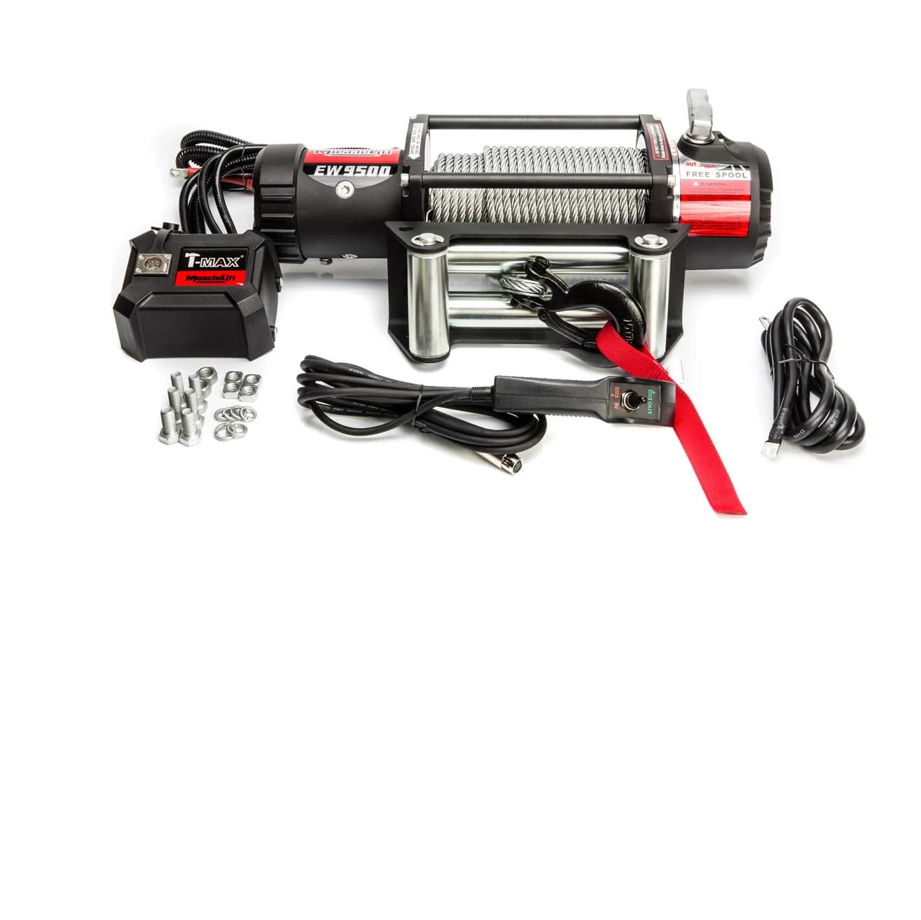 وینچ آفرود کابلی MUSCLELIFT مدل 5.7 و 4.3 تن 24 ولت