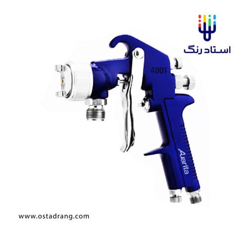 پیستوله آوریتا بدون مخزن (پرشر) مدل Auarita Pressure Spraygun 4001 سوزن 1/8