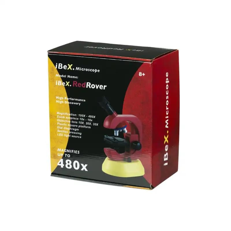 میکروسکوپ دانش آموزی آیبکس مدل RedRover 480x — تصویر ۴