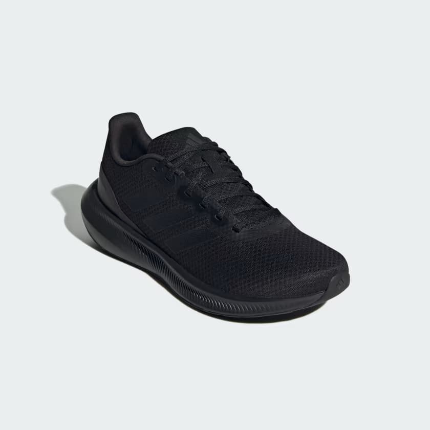 Adidas Runfalcon 3.0 کفش رانینگ مردانه – مشکی – سایز 42 FR (8.5 US / 8 UK / 265 mm JP) | زیتون کمپ — تصویر ۳