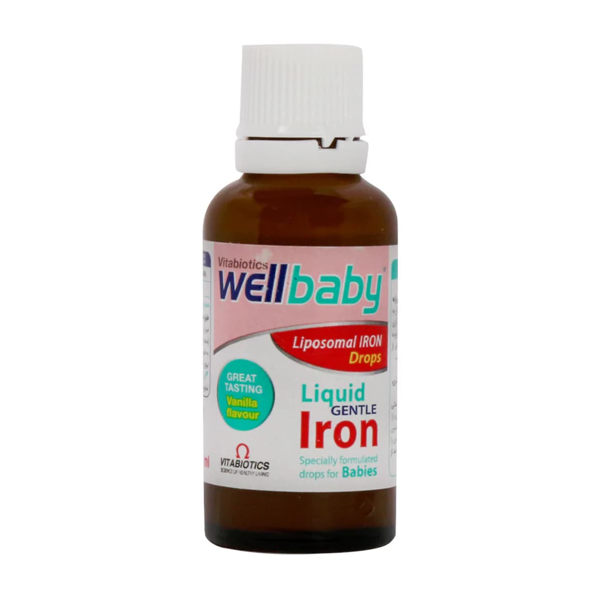 قطره آهن ول بیبی ویتابیوتیکس 30 میلی لیتر ـ Vitabiotics Well Baby Liposomal Iron Drops ـ ویتابیوتیکس — تصویر ۲