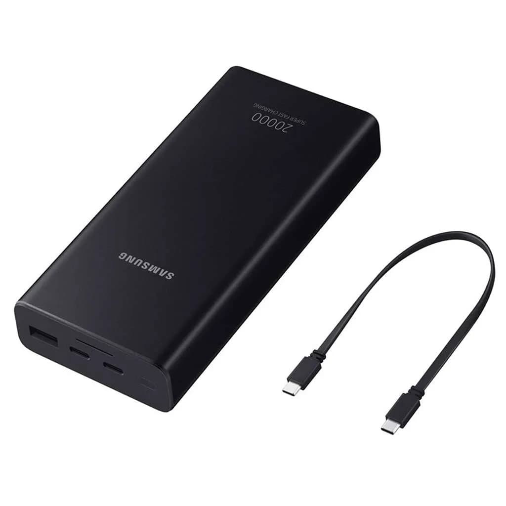 پاور بانک سامسونگ ۲۰۰۰۰ میلی‌آمپر با قابلیت شارژ سریع مدل EB-P5300XJEGWW — تصویر ۳