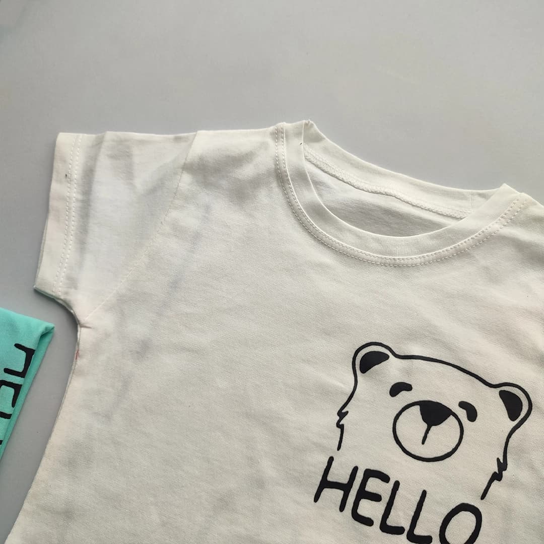 تیشرت شلوارک تدی Hello — تصویر ۵