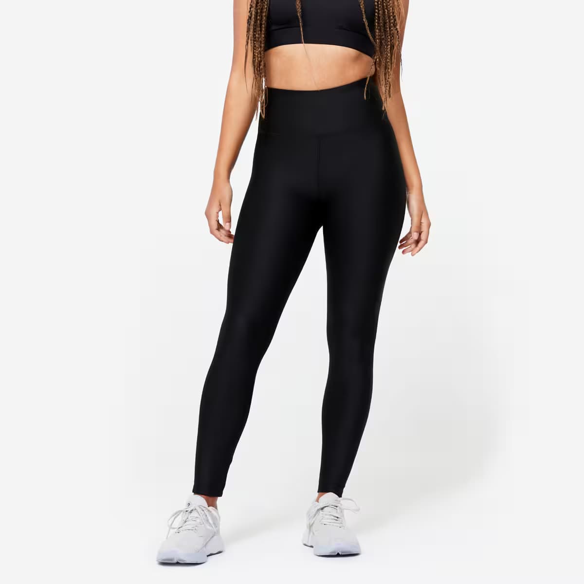 لگ فیتنس زنانه Decathlon (کمر بلند) مشکی | زیتونکمپ