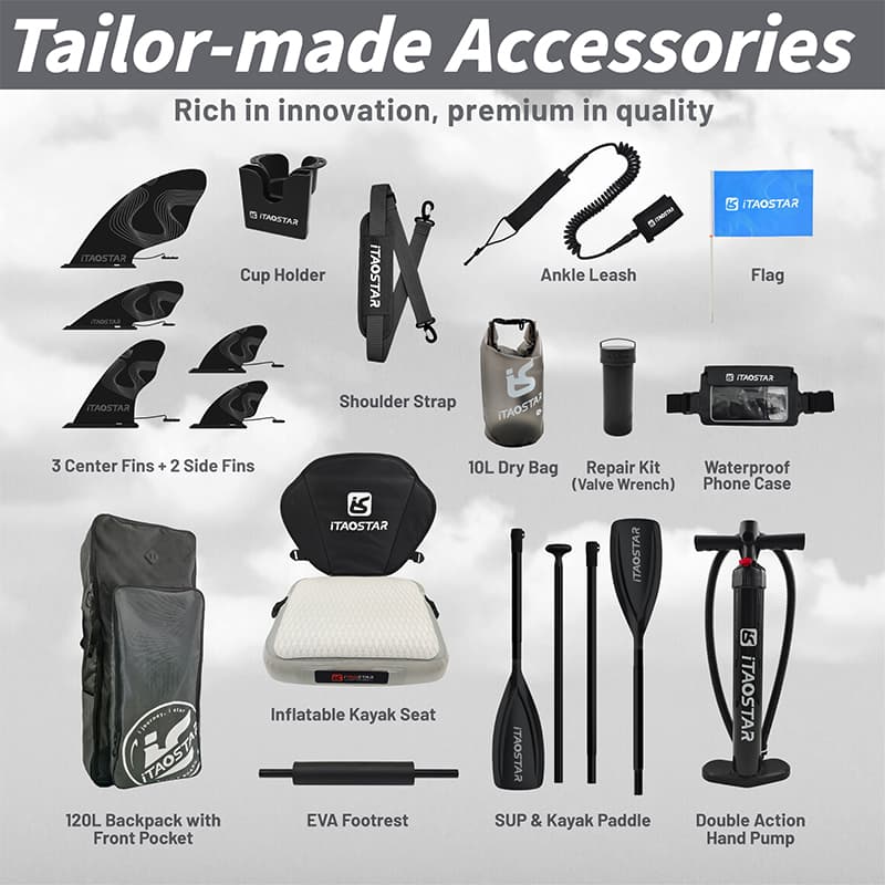 پدل بورد بادی iTAOSTAR مدل ADVENTURE A01A — تصویر ۸
