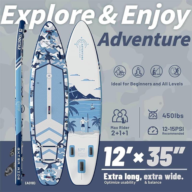 پدل بورد بادی iTAOSTAR مدل ADVENTURE A01A — تصویر ۶