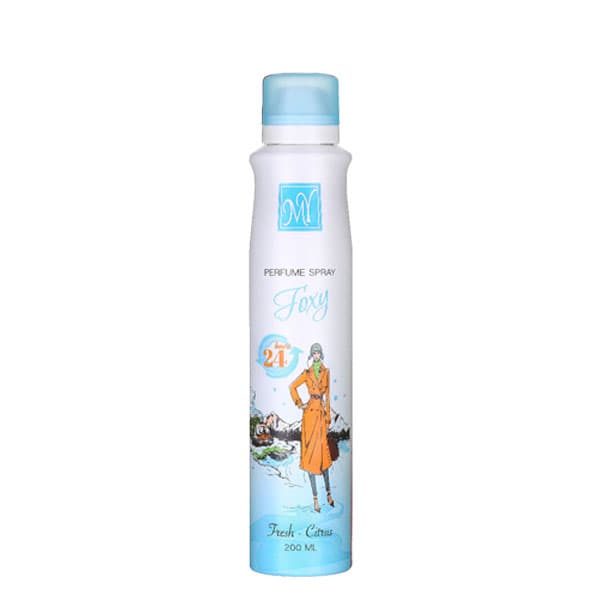اسپری 24 ساعته زنانه مای مدل فاکسی حجم 200 میل|My Foxy Body Spray For Women 200ml