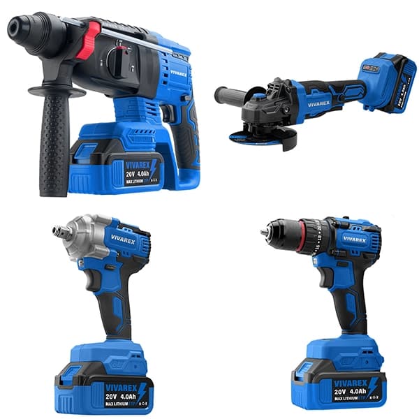 کیت شارژی براشلس 4 عددی ویوارکس VR2404-BCK