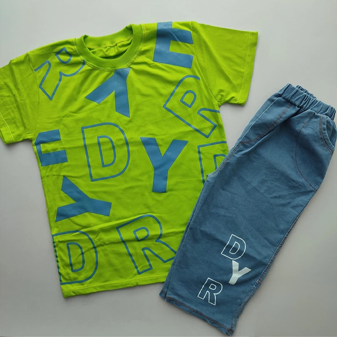 تیشرت شلوارک جین DYR — تصویر ۵