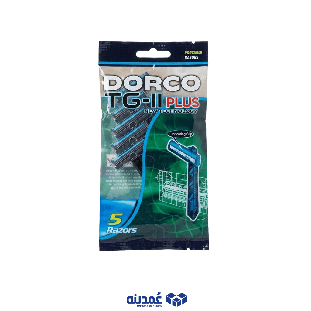 خودتراش دورکو مدل TG-II Plus بسته ۵ عددی صابون دار