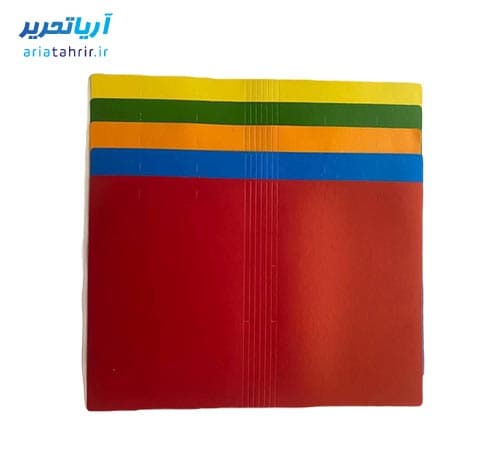 پوشه مقوایی خط دار کلاسیک بسته 100 عددی