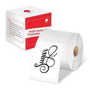 رول پرینتر حرارتی لیبل زن phomemo سایز 3*4