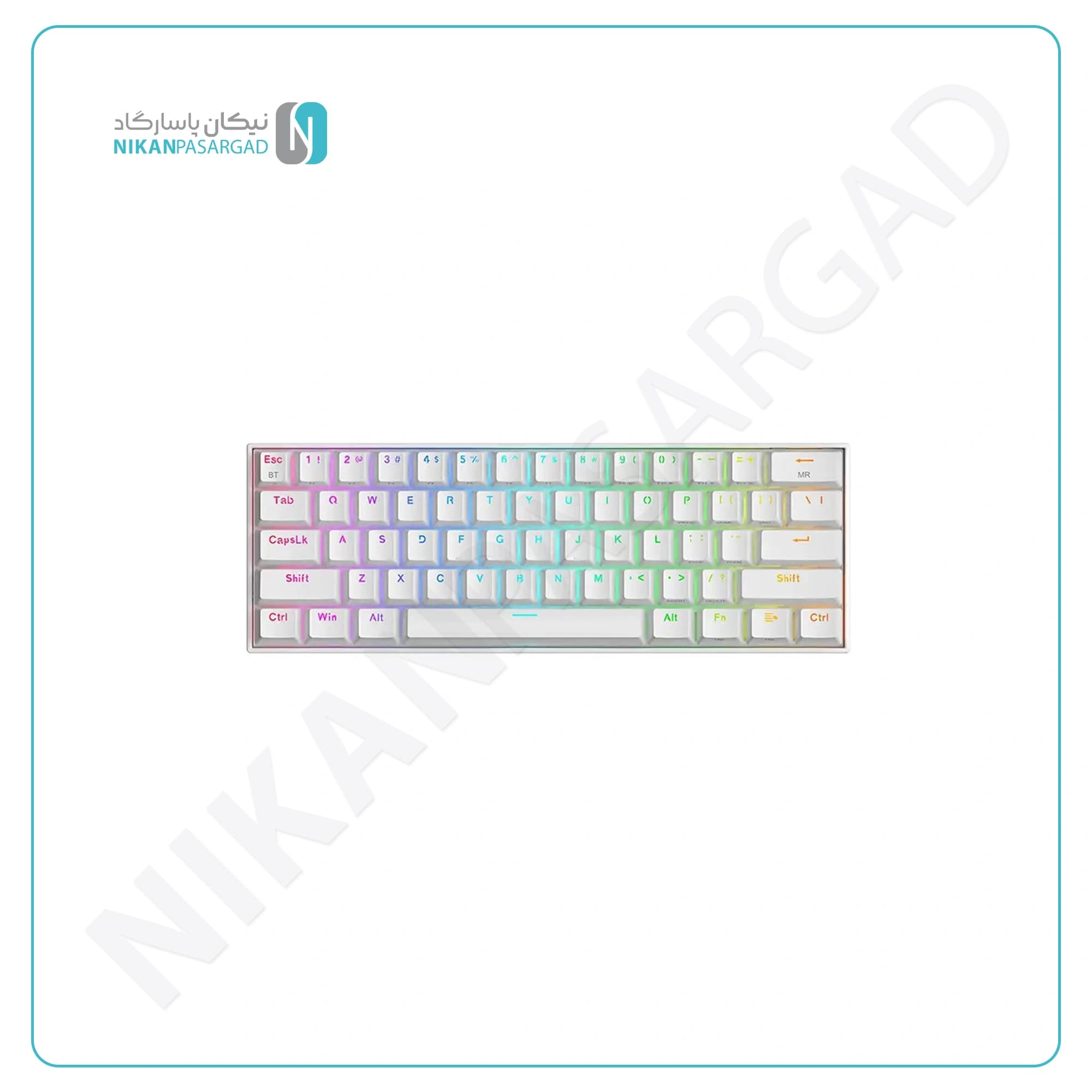 کیبورد گیمینگ ردراگون Redragon Draconic Elite K530 W-RGB Pro White