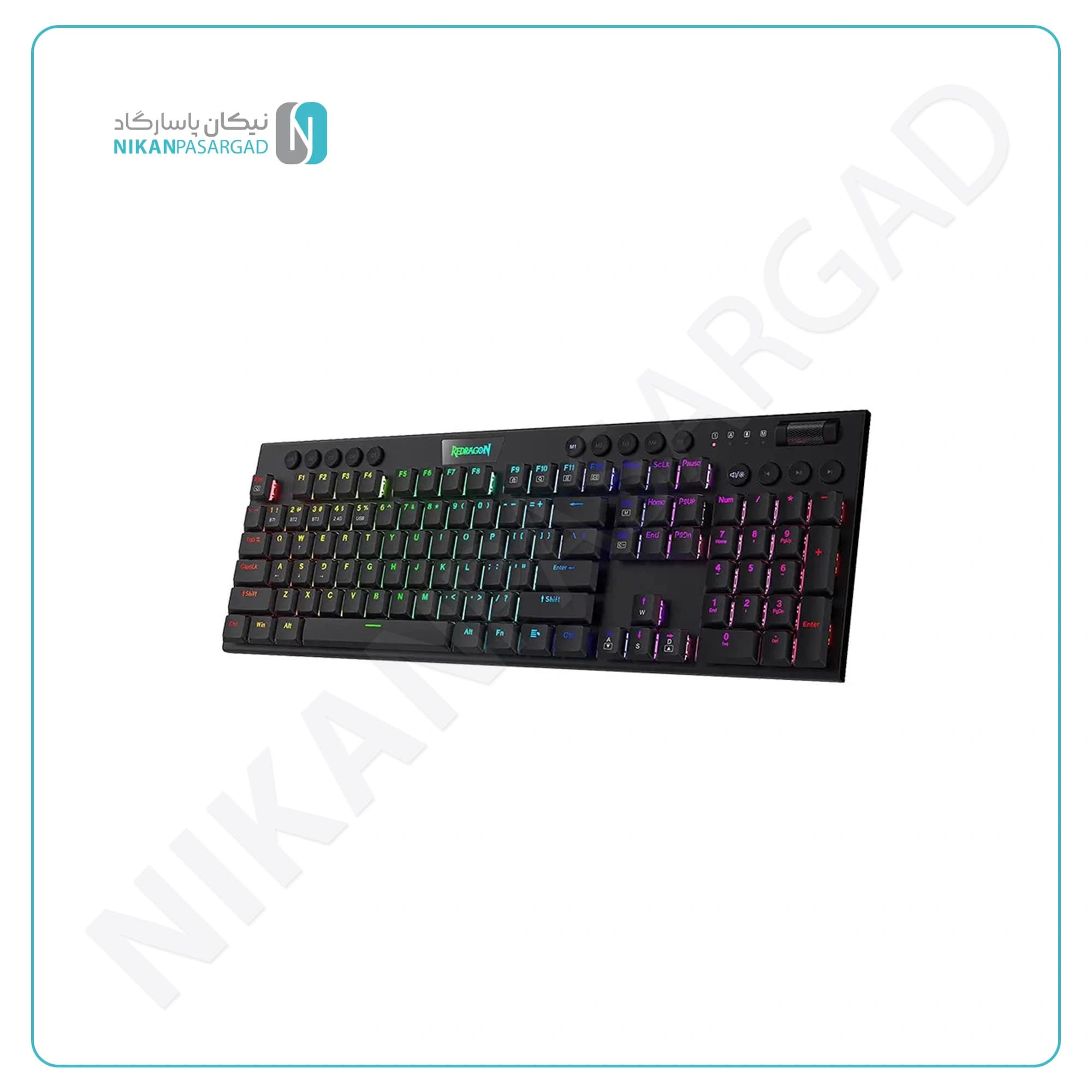 کیبورد گیمینگ ردراگون Redragon K618 Horus RGB — تصویر ۲
