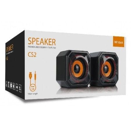 مینی اسپیکر استریو با بیس دوطرفه(ووفر+ساب ووفر) وسدار مدل Wesdar cs2