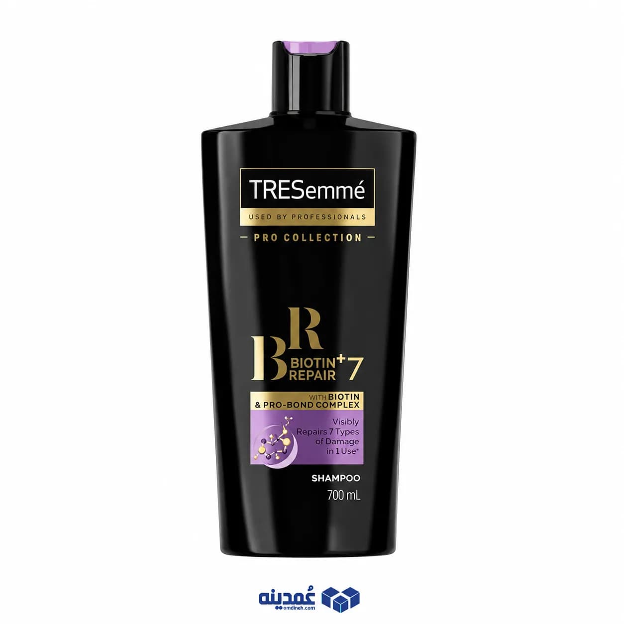 شامپو ترزمه مشکی مدل BIOTIN REPAIR حجم 700 میل