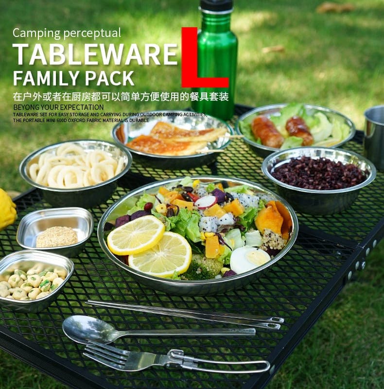 ست ظروف کمپینگ 22 تکه CLS مدل 22P Tableware Family Pack — تصویر ۶