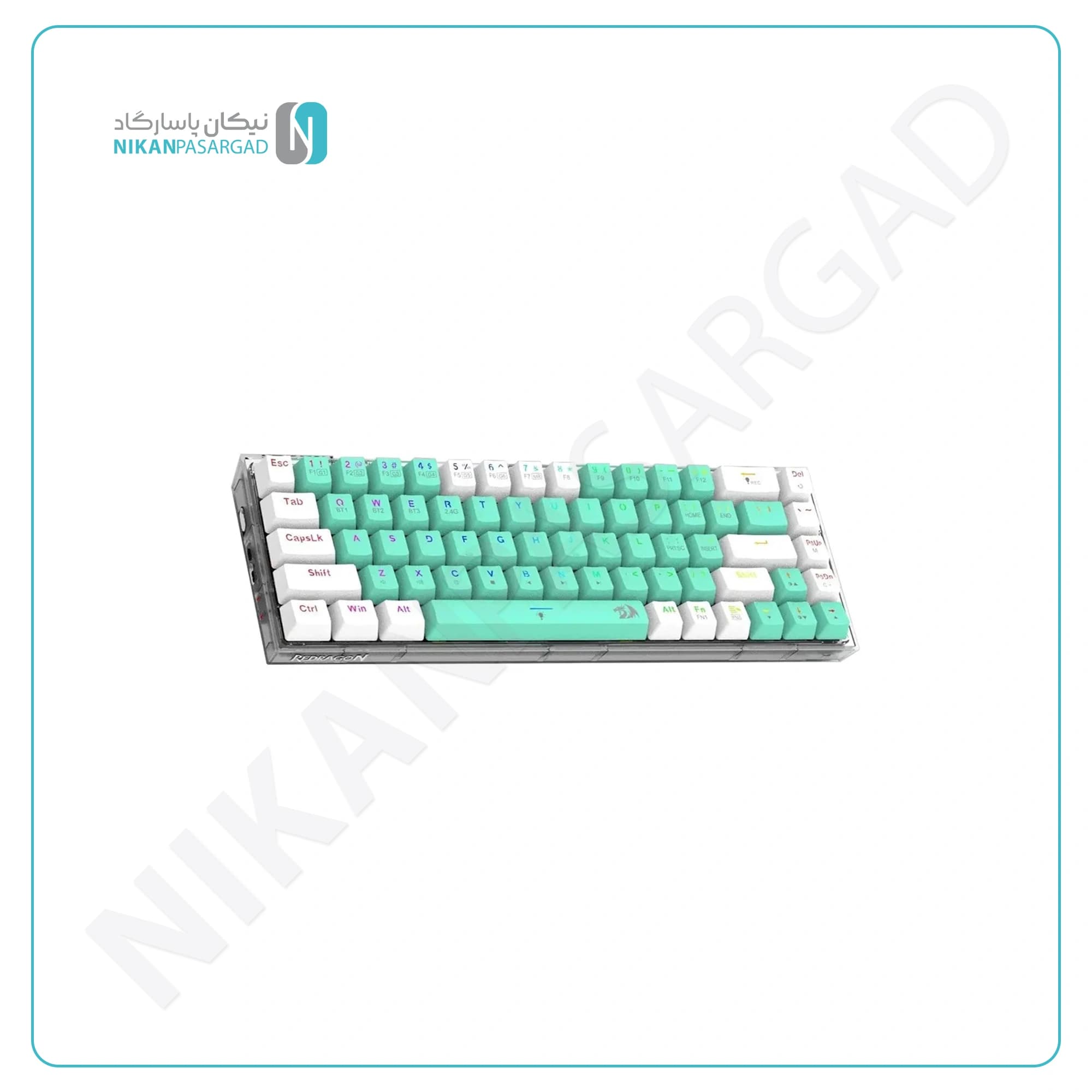 کیبورد بی سیم گیمینگ ردراگون Redragon Castor K631 PRO GW — تصویر ۲