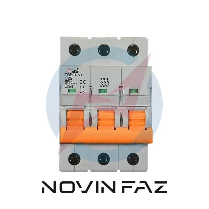 مینیاتوری سه پل C-32A-10kA ISBS