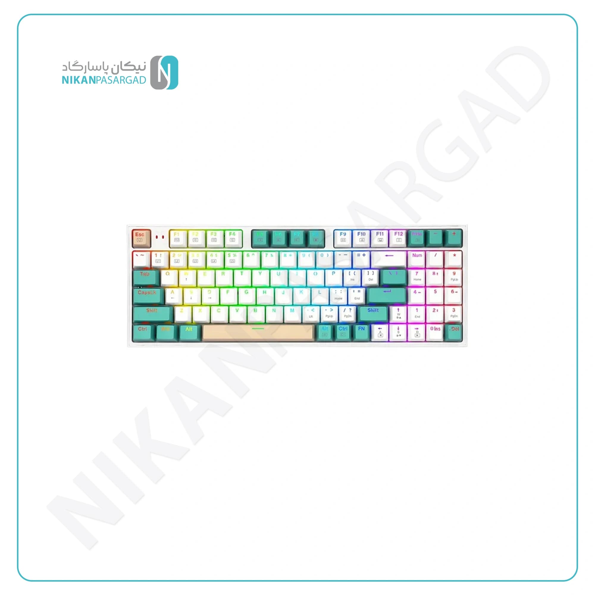 کیبورد بی سیم گیمینگ ردراگون Redragon K643 WGC RGB PRO