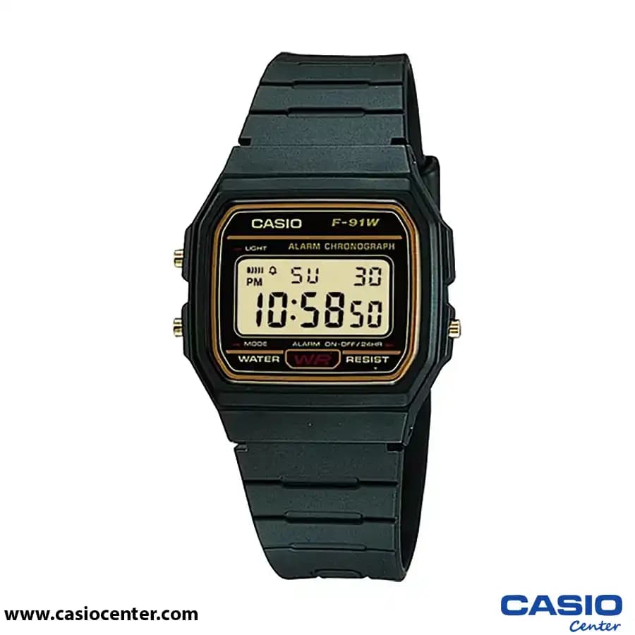 ساعت مچی کاسیو نوستالژی مدل F-91WG-9D — تصویر ۳