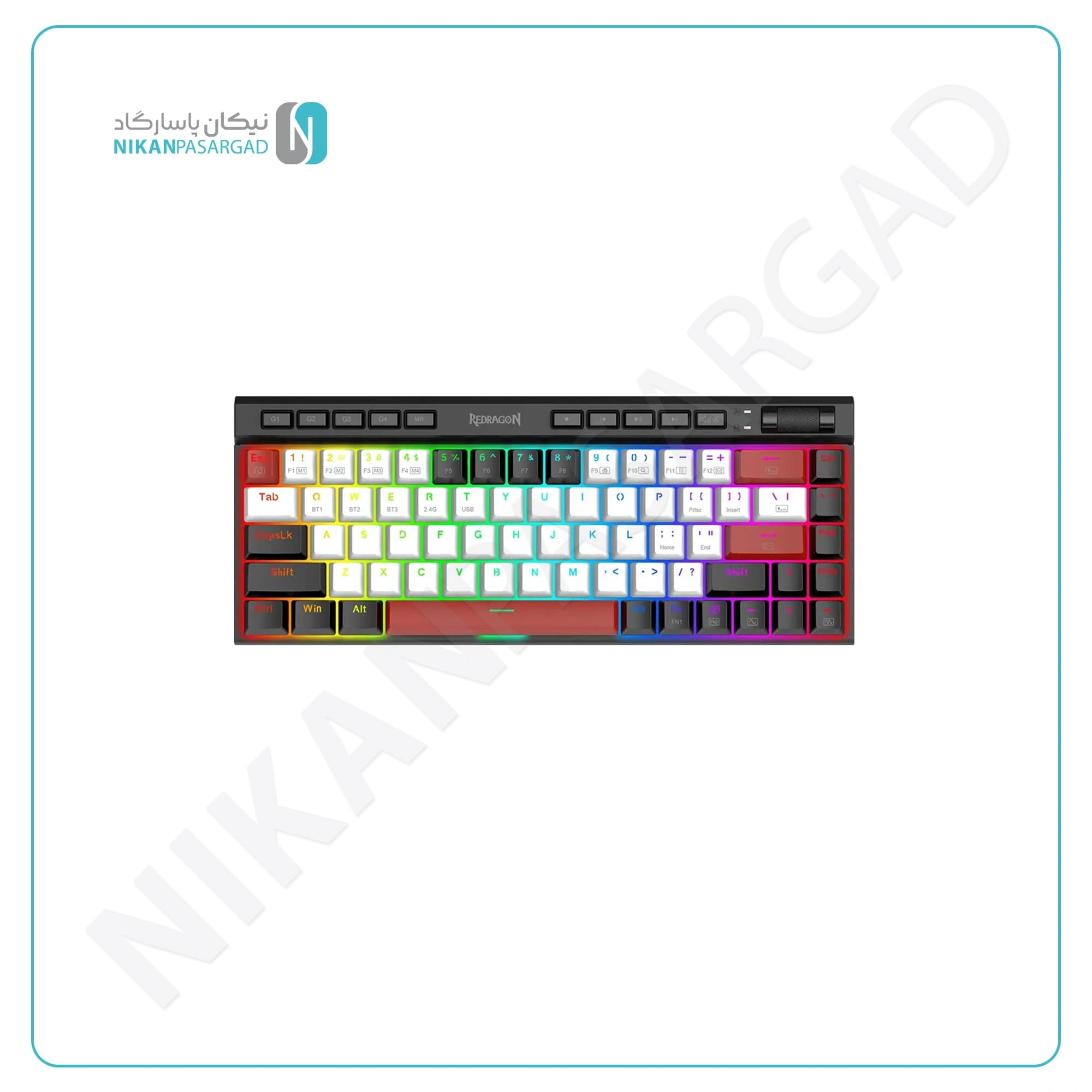 کیبورد بی سیم گیمینگ ردراگون Redragon Magic Wand Mini K635 WBR RGB PRO