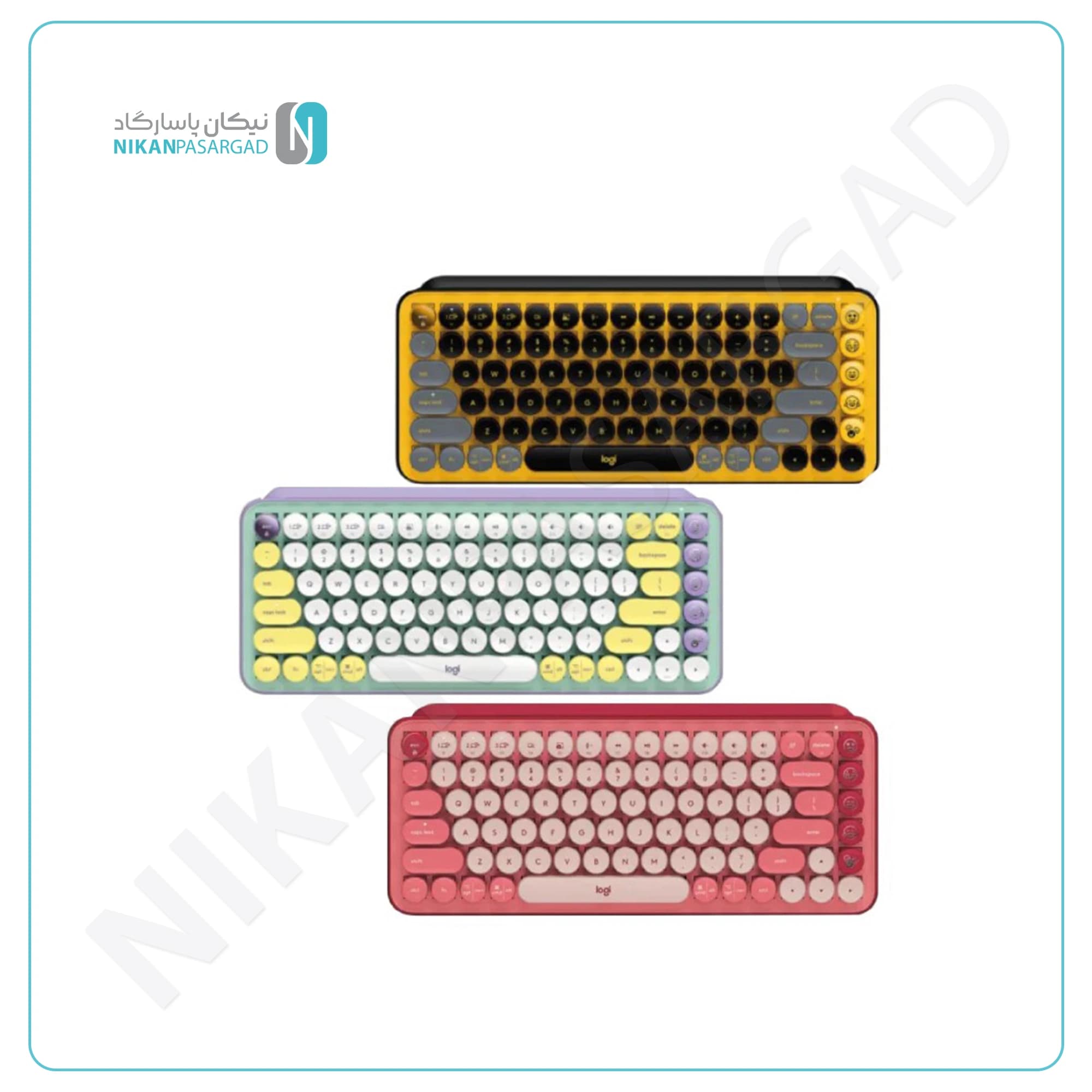 کیبورد بی سیم لاجیتک مدل Logitech POP KEYS — تصویر ۴