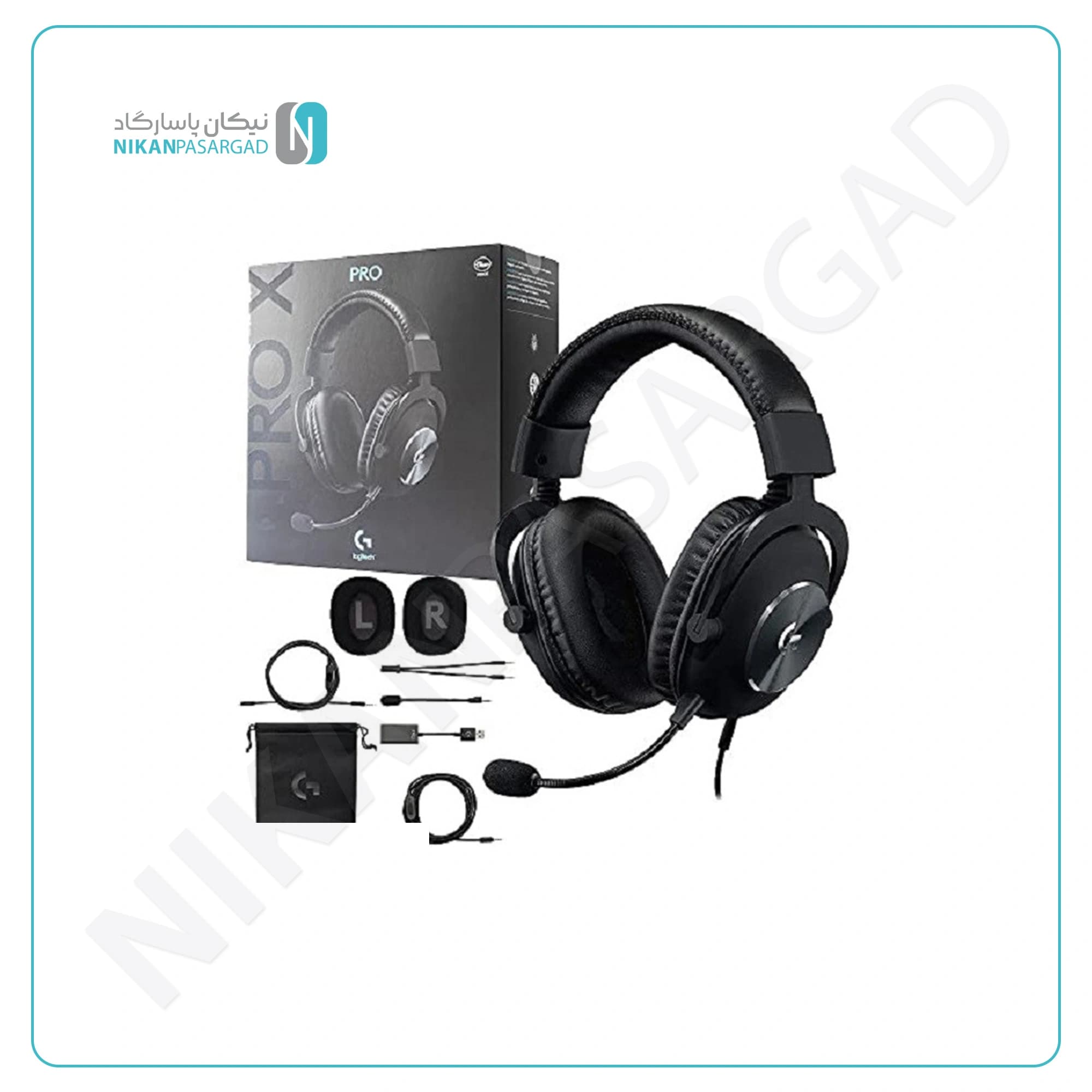 هدست گیمینگ سیم دار لاجیتک مدل Logitech G PRO X — تصویر ۲