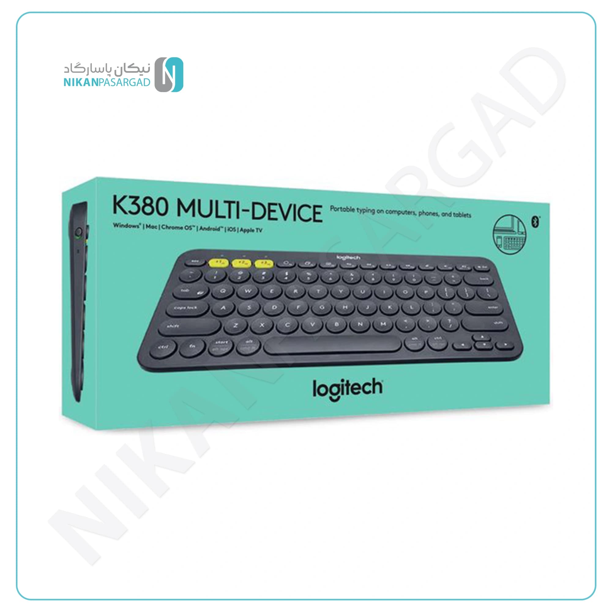 کیبورد بیسیم لاجیتک مدل Logitech K380 — تصویر ۴