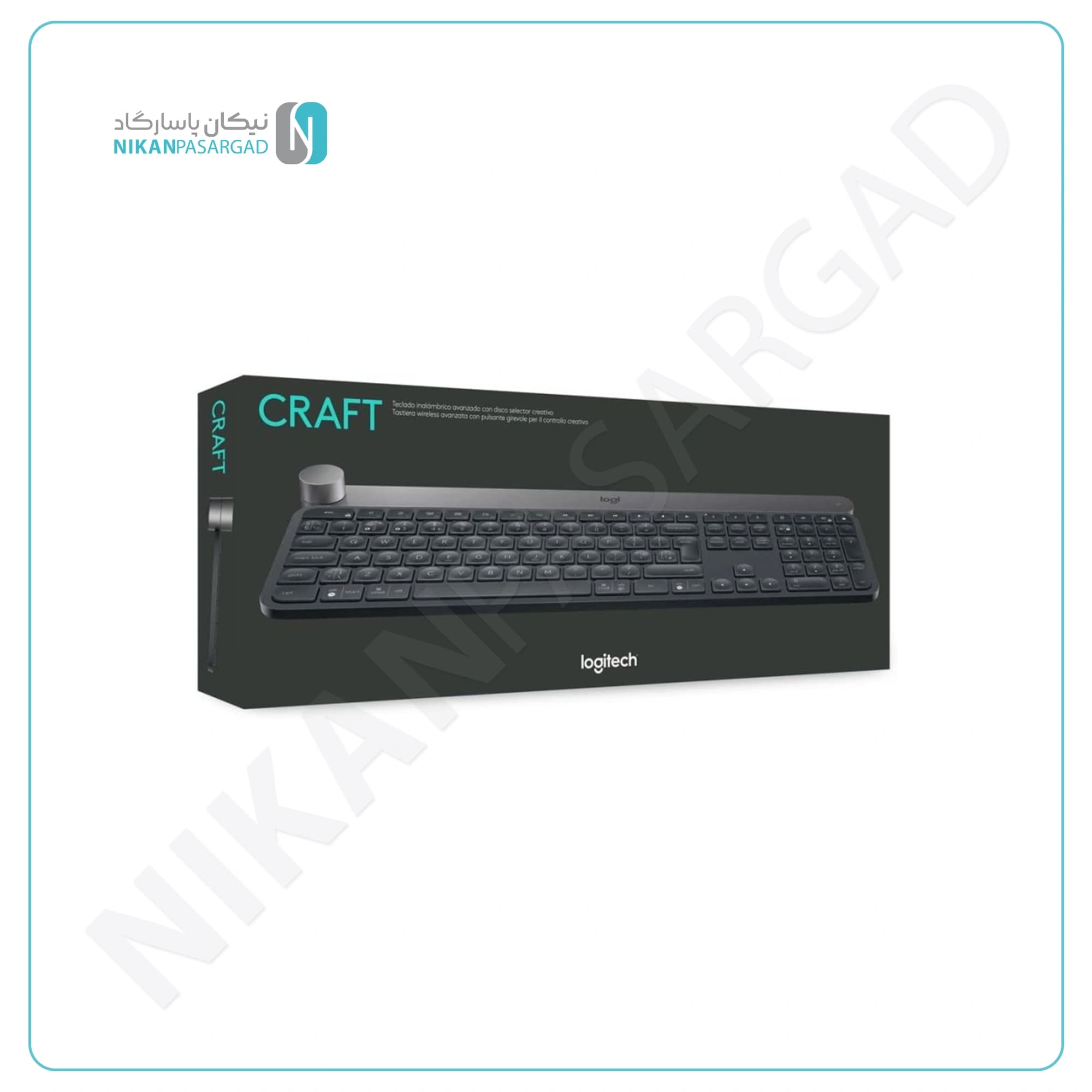 کیبورد بیسیم لاجیتک مدل Logitech Craft Bluetooth — تصویر ۳
