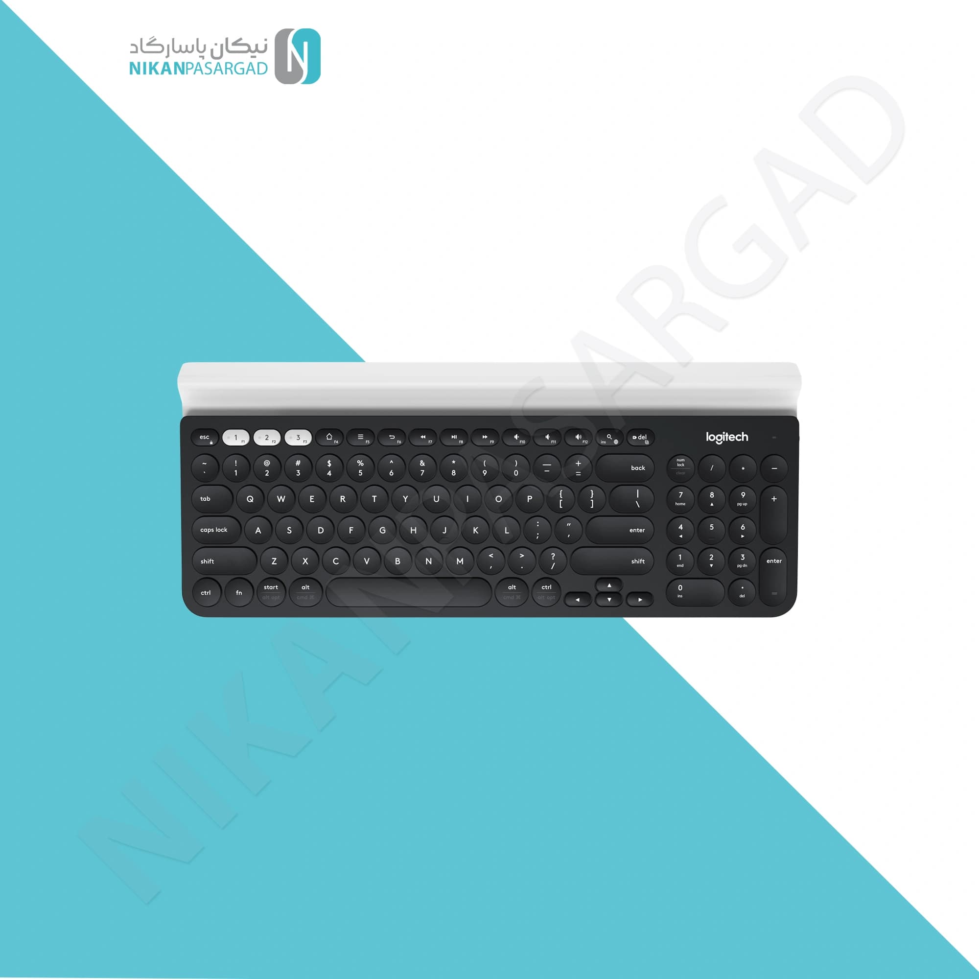 کیبورد بیسیم لاجیتک مدل Logitech K780 Multi Device Wireless